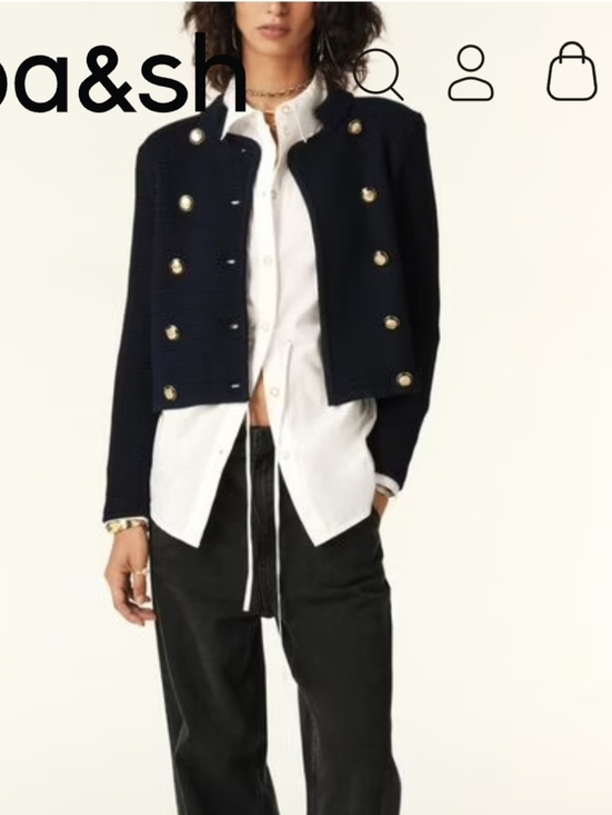 ba&sh Sweaters - BA&SH LOUMAN LONG-SLEEVE CARDIGAN SIZE LARGE WOOL BLEND RETAIL $465 NWOT